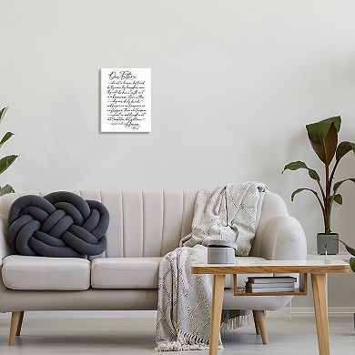 Stupell Home Decor Our Father Religious Plaque Wall Art
