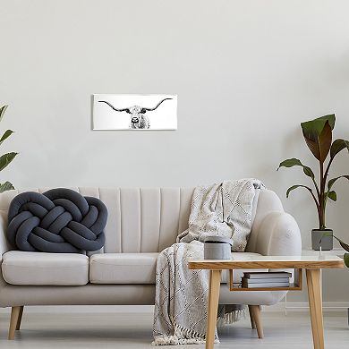 Stupell Home Decor Longhorn Cattle Plaque Wall Art
