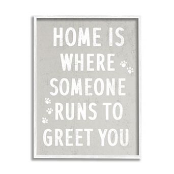 Stupell Home Decor Pet Parents Paw Framed Wall Art