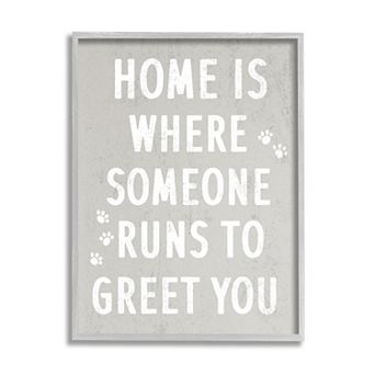 Stupell Home Decor Pet Parents Paws Framed Wall Art