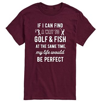 Men's Golfing & Fishing Graphic Tee