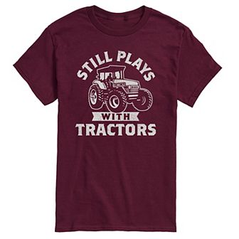 Men's Still Plays with Tractors Graphic Tee