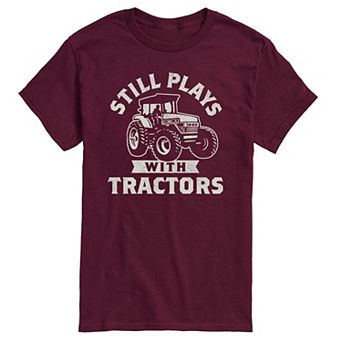 Men's Still Plays with Tractors Graphic Tee
