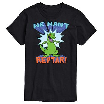 Big & Tall Rugrats We Want Reptar Graphic Tee