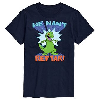 Big & Tall Rugrats We Want Reptar Graphic Tee