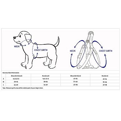 Blueberry Pet Classic Nylon Step-in Dog Harness