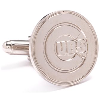Silver Edition Chicago Cubs Cuff Links
