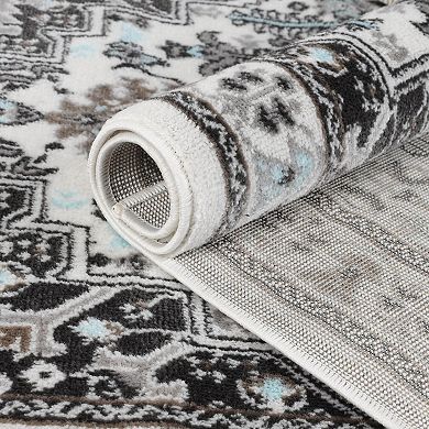 Superior Einsgrove Southwestern Tribal Medallion Rivulet Indoor Area Rug