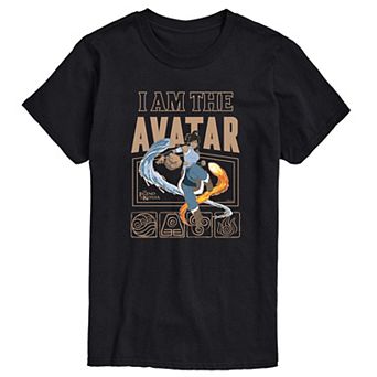 Big & Tall The Legend of Korra I Am The Avatar Graphic Tee