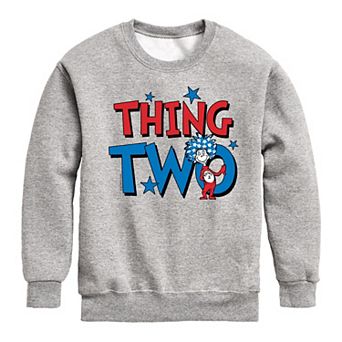 Boys 8-20 Dr. Seuss Thing Two Fleece Graphic Pullover
