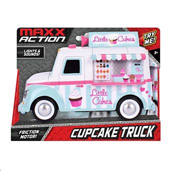 Maxx Action Food Truck Lights and Sounds Toy Vehicle with Friction Motor