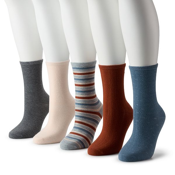 Women's Sonoma Goods For Life® 5 Pack Everyday Crew Socks