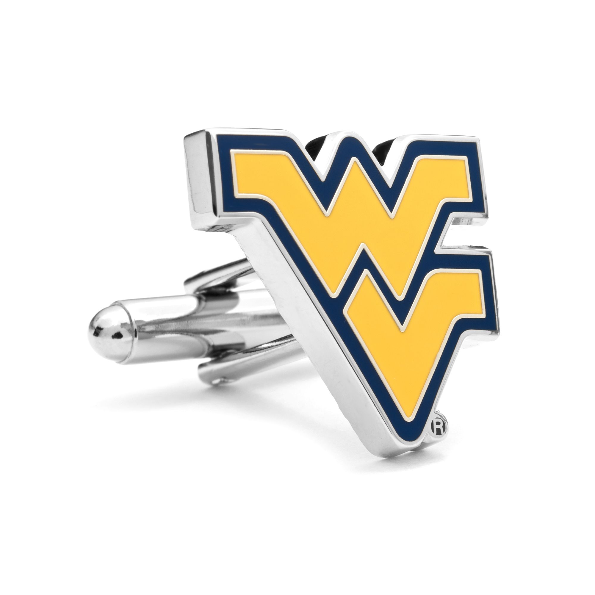 Mens Cuff Links, Inc. West Virginia Mountaineers Cuff Links, Multicolor