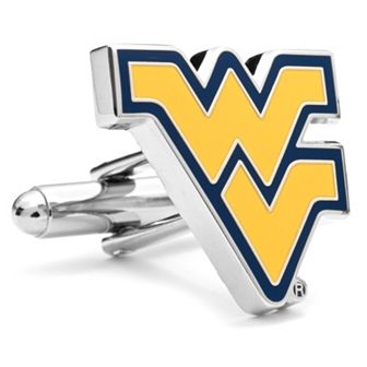 Men's Cuff Links, Inc. West Virginia Mountaineers Cuff Links