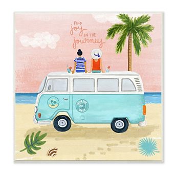 Stupell Home Decor Joy in the Journey Tropical Wall Art