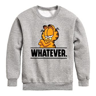 Boys 8-20 Garfield Whatever Fleece Graphic Pullover