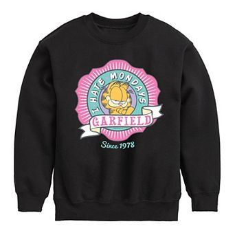 Boys 8-20 Garfield I Hate Mondays Fleece Graphic Pullover