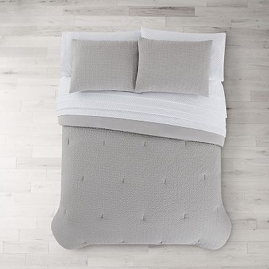 The Big One Seersucker Reversible Comforter Set with Sheets