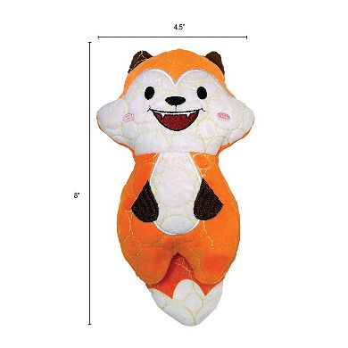 Bite Force Durable Plush Fox Dog Toy