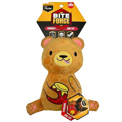 Bite Force Durable Plush Bear Dog Toy