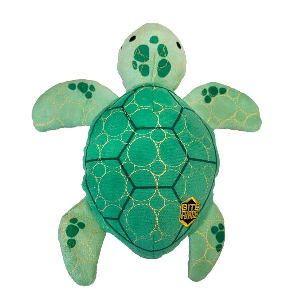 Bite Force Durable Plush Turtle Dog Toy