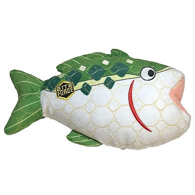 Bite Force Durable Plush Bass Dog Toy