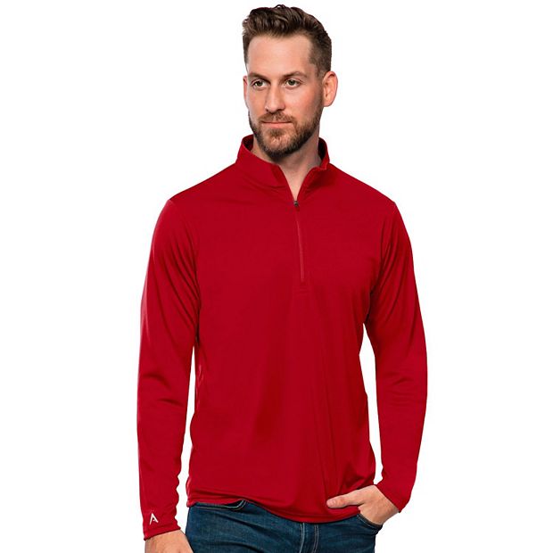 Men's Antigua Blank Tribute Quarter Zip Pullover