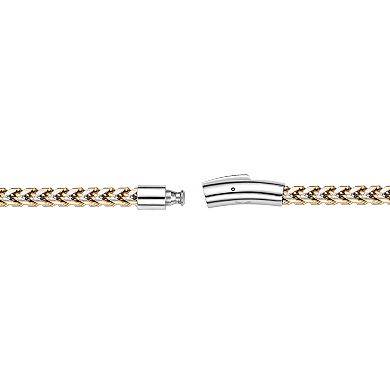 Men's LYNX Ion-Plated Stainless Steel Foxtail Chain Necklace