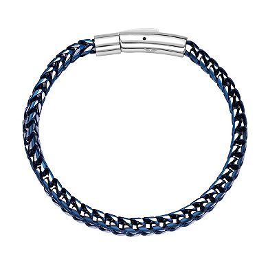 Men's LYNX Ion-Plated Stainless Steel Foxtail Chain Bracelet