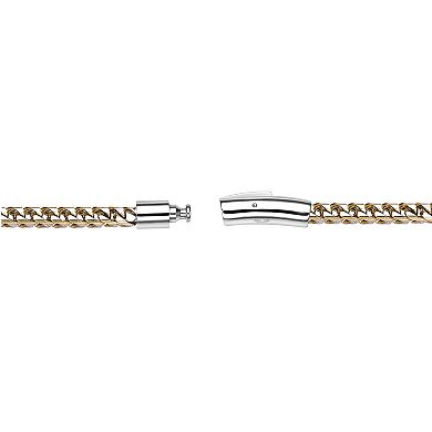 Men's LYNX Ion-Plated Stainless Steel Foxtail Chain Bracelet