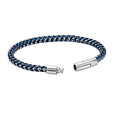 Men's LYNX Ion-Plated Stainless Steel Foxtail Chain Bracelet
