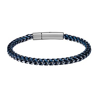 Men's LYNX Ion-Plated Stainless Steel Foxtail Chain Bracelet