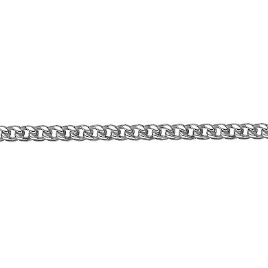 LYNX Men's Stainless Steel Foxtail Chain Bracelet