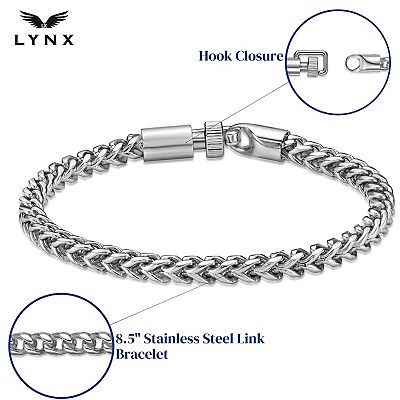 Store Lynx Gold Foxtail Stainless Steel Bracelet