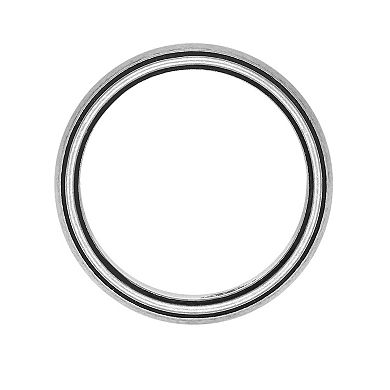 LYNX Men's Antiqued Stainless Steel Ring