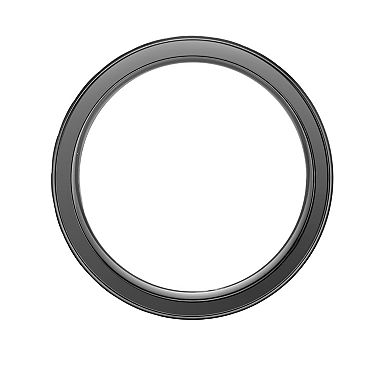 LYNX Men's Stainless Steel Chevron Ring