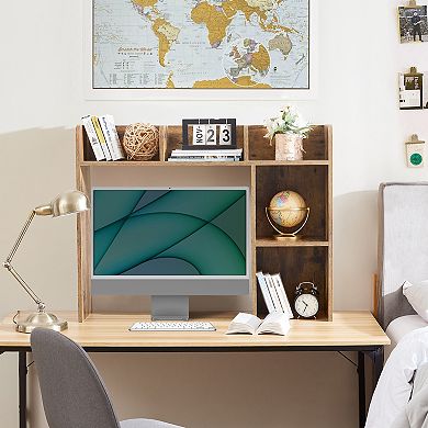 Yak About It® Classic Dorm Desk Bookshelf