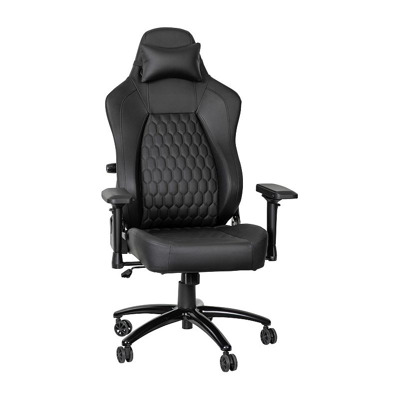 HOMCOM Gaming Recliner, Racing Style Video Gaming Chair with