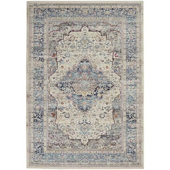 Nourison Vintage Kashan Medallion Vintage Indoor Rug