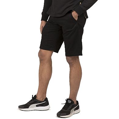 Vibes Men's Metal Zipper Cargo Pocket 11" Length Twill Shorts