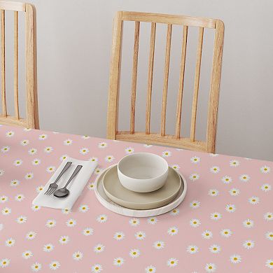 Square Tablecloth, 100% Cotton, 60x60", Daisy Designs