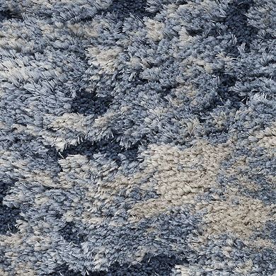 Nourison Luxurious Shag Abstract Indoor Area Rug