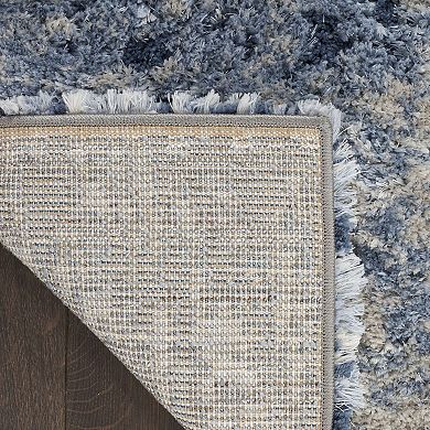 Nourison Luxurious Shag Abstract Indoor Area Rug