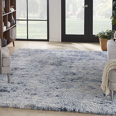 Nourison Luxurious Shag Abstract Indoor Area Rug