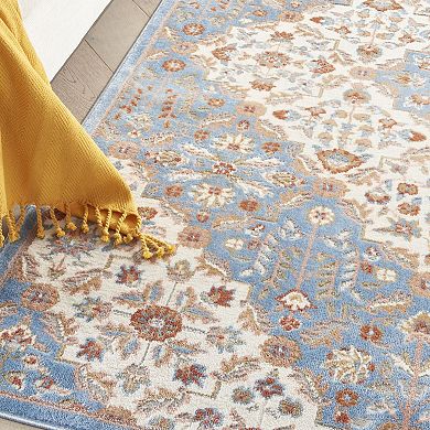 Nourison Elation Floral Transitional Indoor Rug