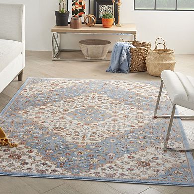 Nourison Elation Floral Transitional Indoor Rug