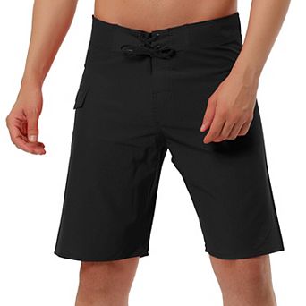 Men's Shorts Drawstring Swim Shorts Elastic Waist Board Shorts