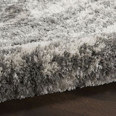 Nourison Luxurious Shag Abstract Plush Area Rug
