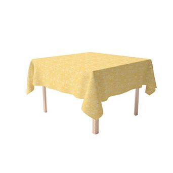 Rectangular Tablecloth, 100% Cotton, 60x84", Bright Patterns in Circles