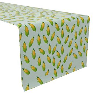 Table Runner, 100% Cotton, 16x72", It's Corn